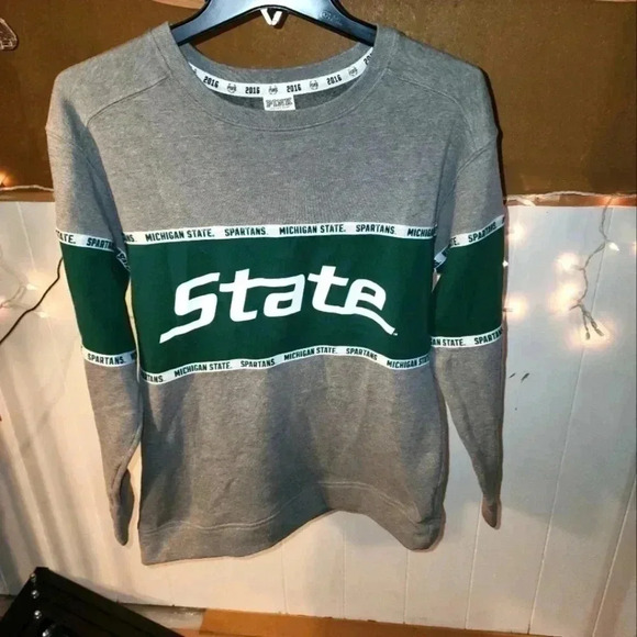 Pink Michigan State Sweatshirt - Picture 1 of 3
